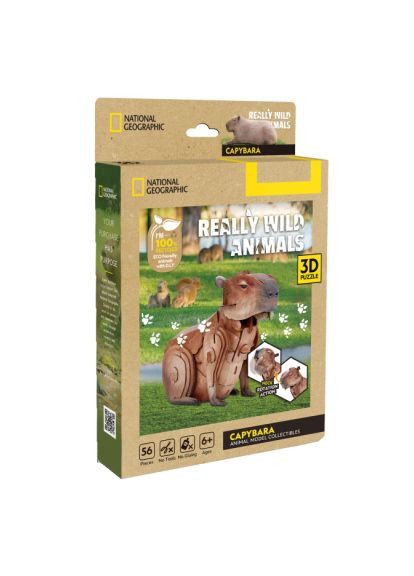 Пазл (DS1177h) Cubic Fun тривимірний Дикі тварини Капибара (366066922)