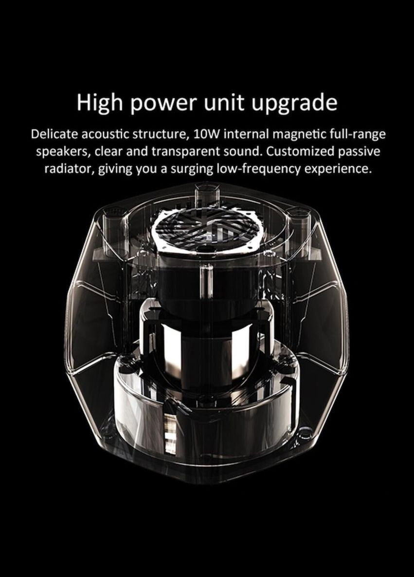 Ферофлюїдна музична лампа Lamp Black No Brand Pentagram Magnetic Fluid Audio (345105610)