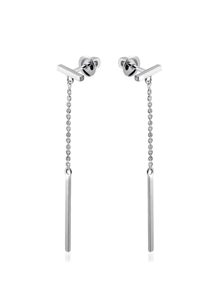 Срібні сережки-гвоздики (4960) IRIJ (331016945)