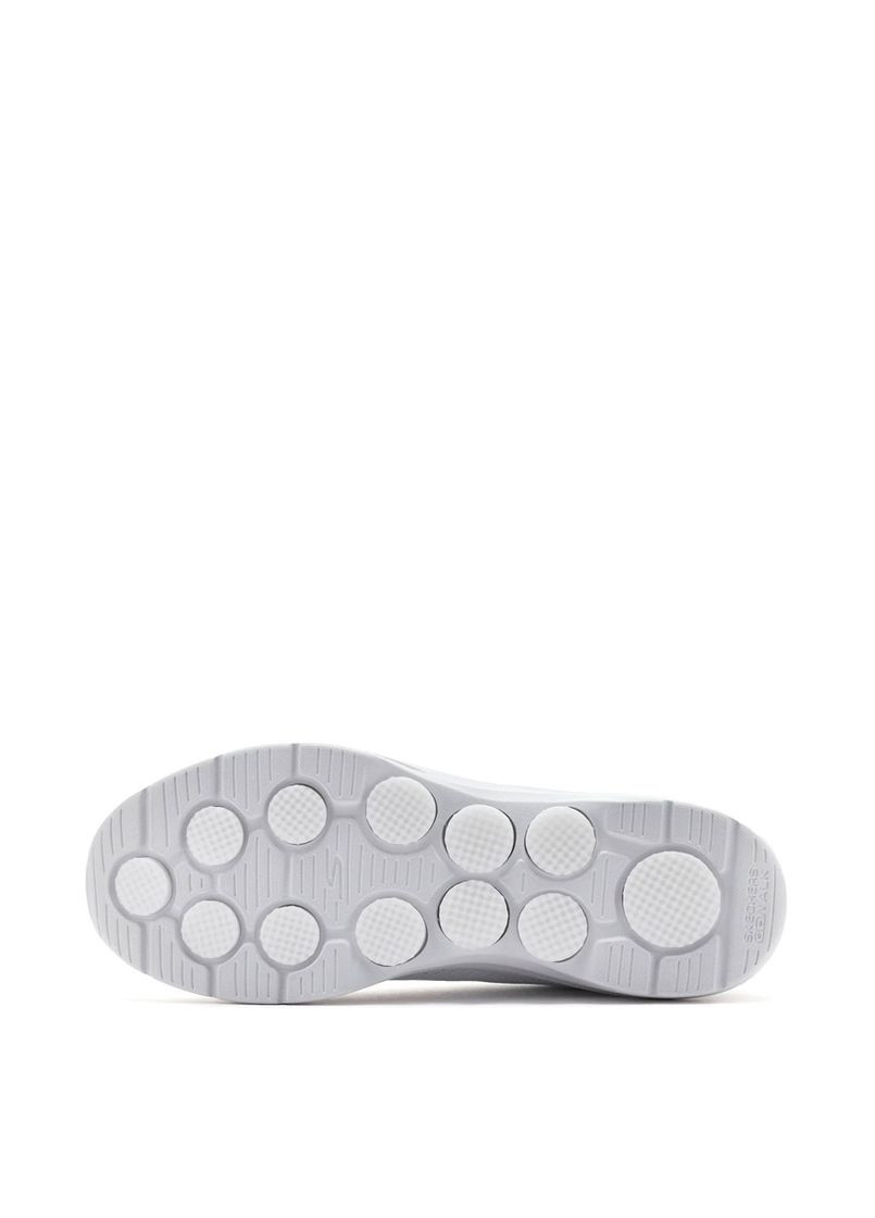 Белые всесезонные женские кроссовки 125207-wht белый ткань Skechers