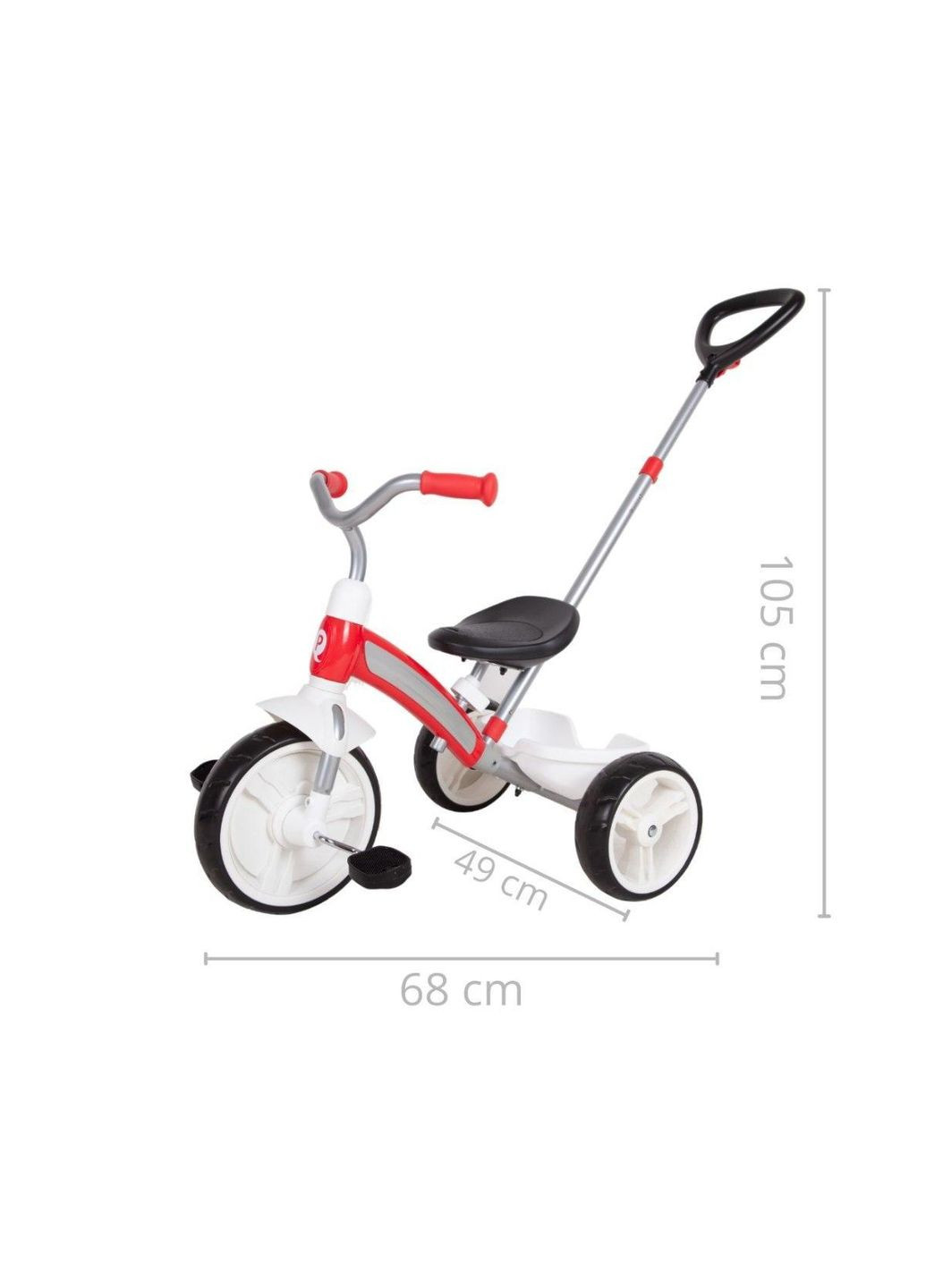 Дитячий 3-колісний велосипед Elite Plus Red 3856, 5061047480588 Qplay (367983360)