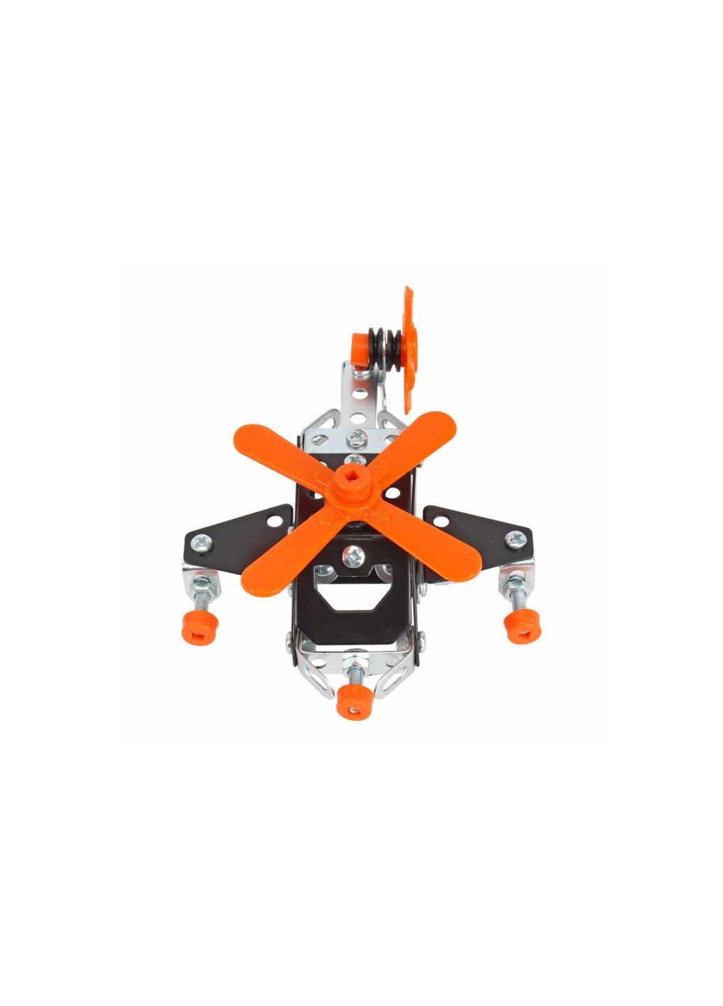 Детский металлический конструктор на 105 деталей Вертолет Черный (4162017134) ТехноК (371774888)