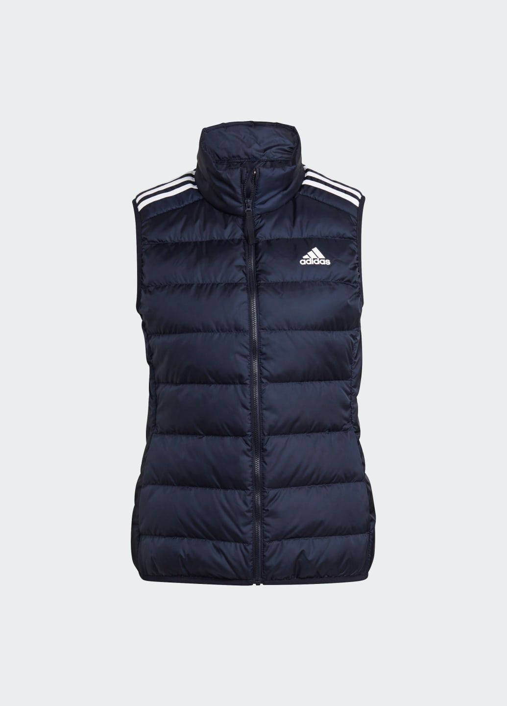 Синя демісезонна утеплений жилет essentials light adidas