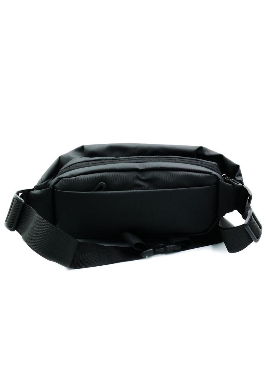 Сумка-слінг чорна водонепроникна через плече для жінок і чоловіків повсякденна дорожня ProDobro (364672196)