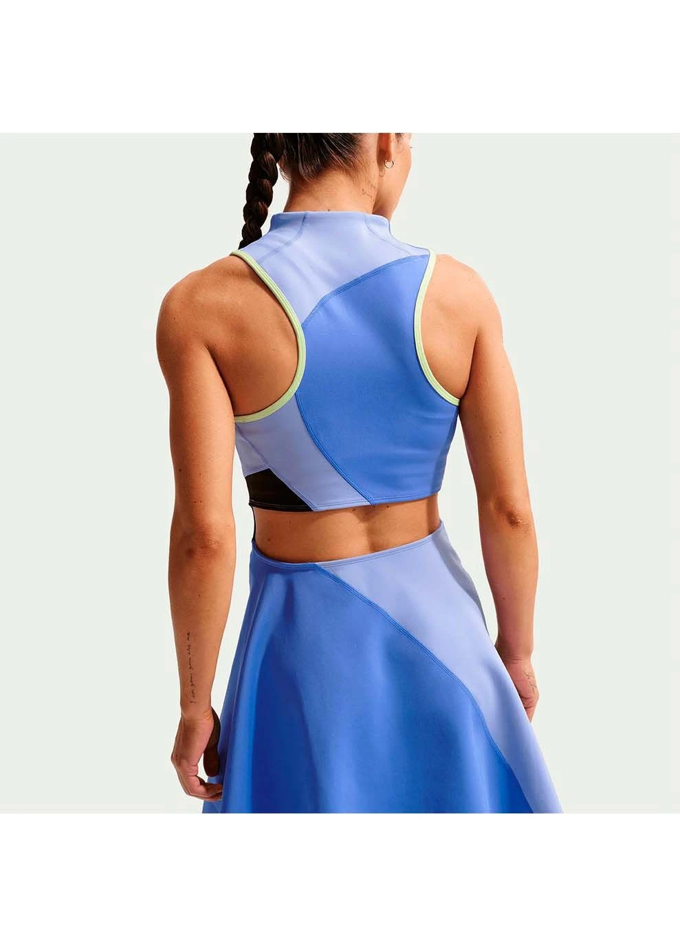 Синя спортивна жіноча сукня court slam dress синій Nike однотонна