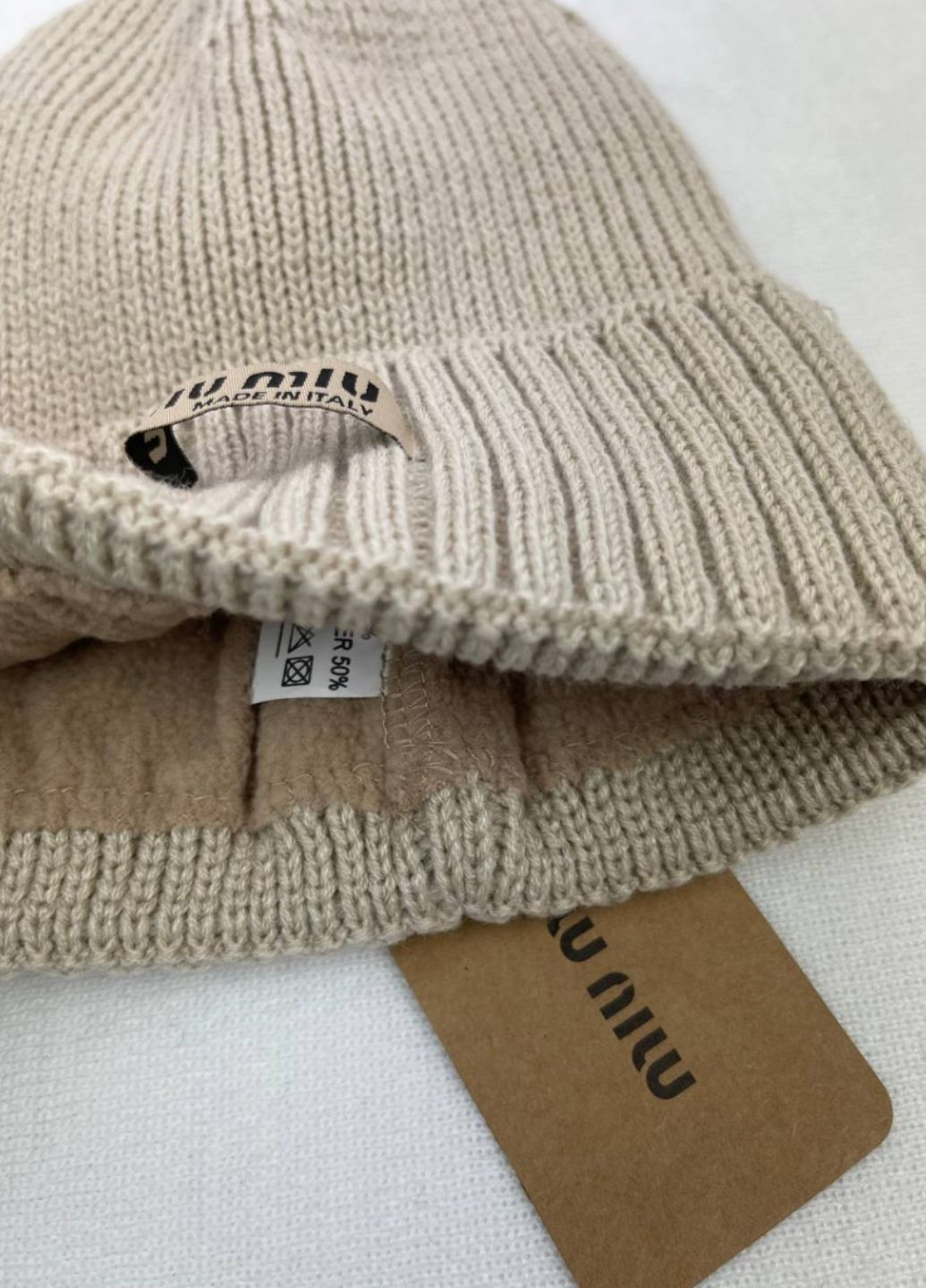 Жіноча зимова шапка на флісі - МіуМіу / MiuMiu No Brand Шапка жіноча (364103405)