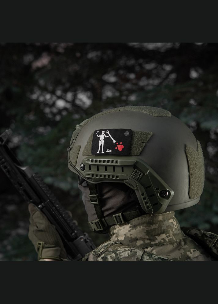 Нашивка прапор Чорна Борода Механік Black M-TAC (315047470)