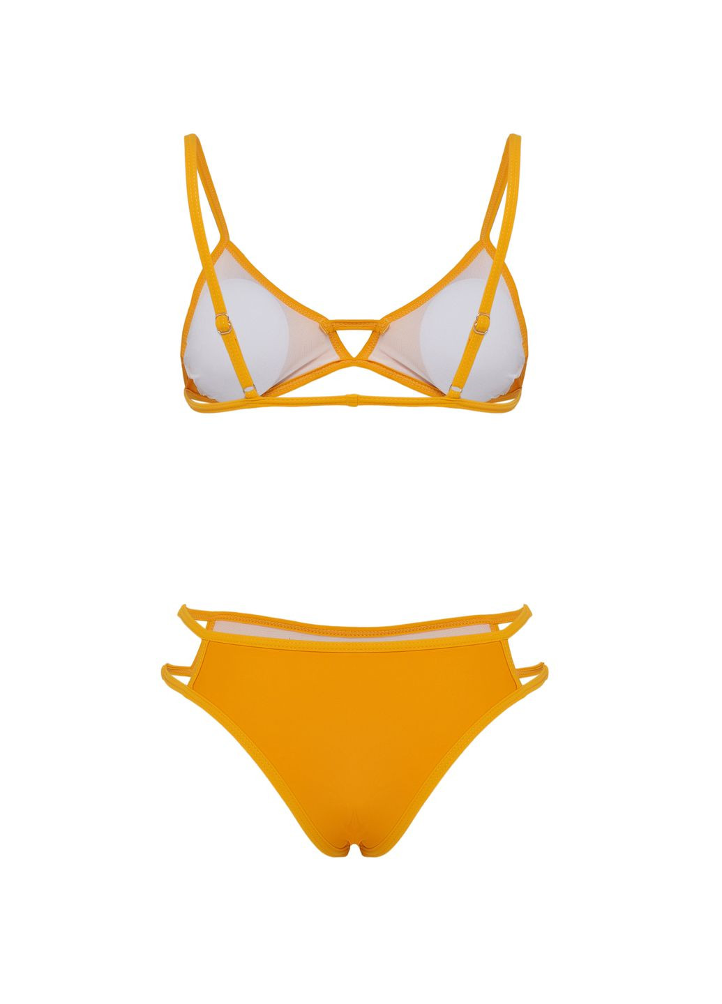 Желтый летний купальник No Brand