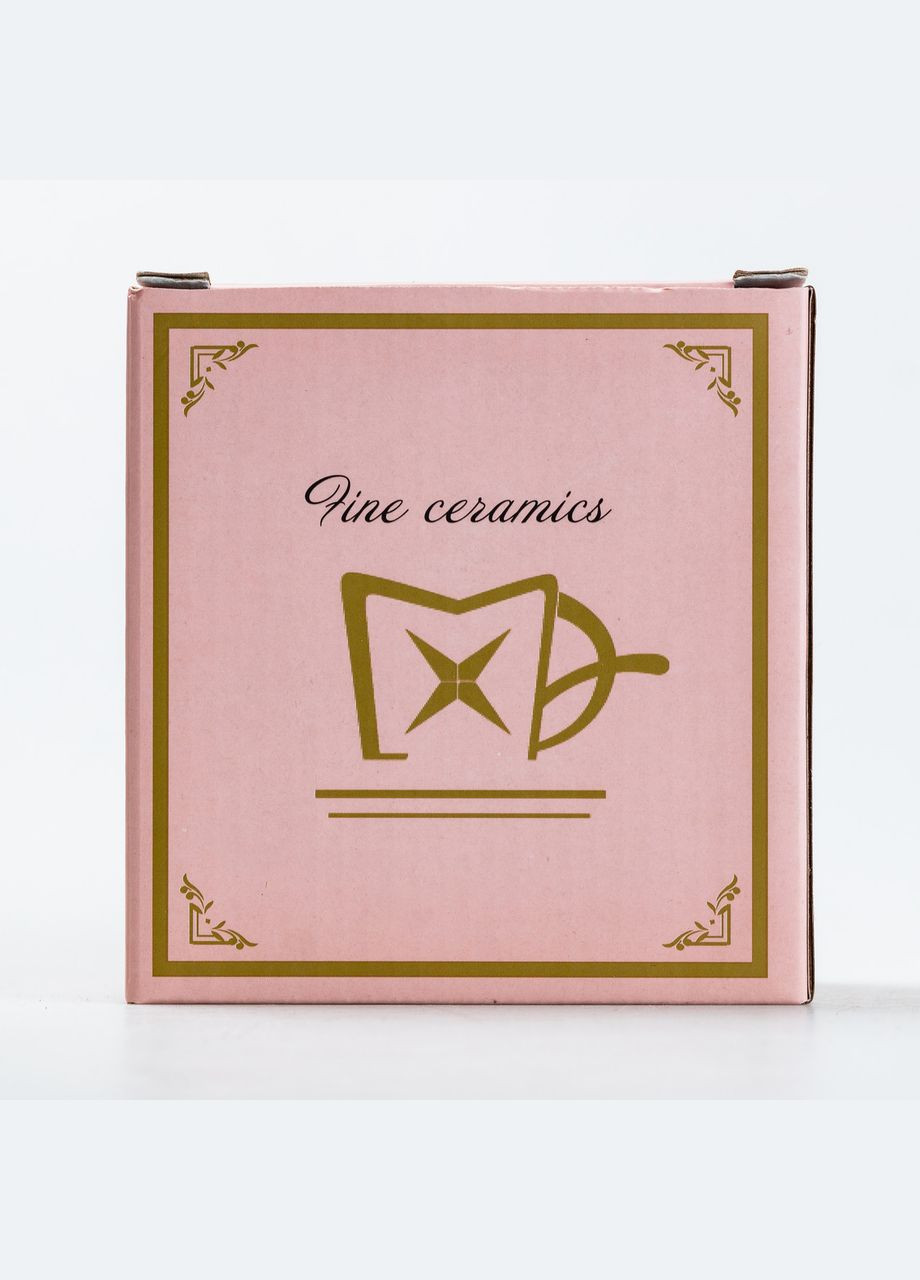 Чашка керамічна для чаю та кави 400 мл кружка універсальна Біла TS Kitchen (315636291)