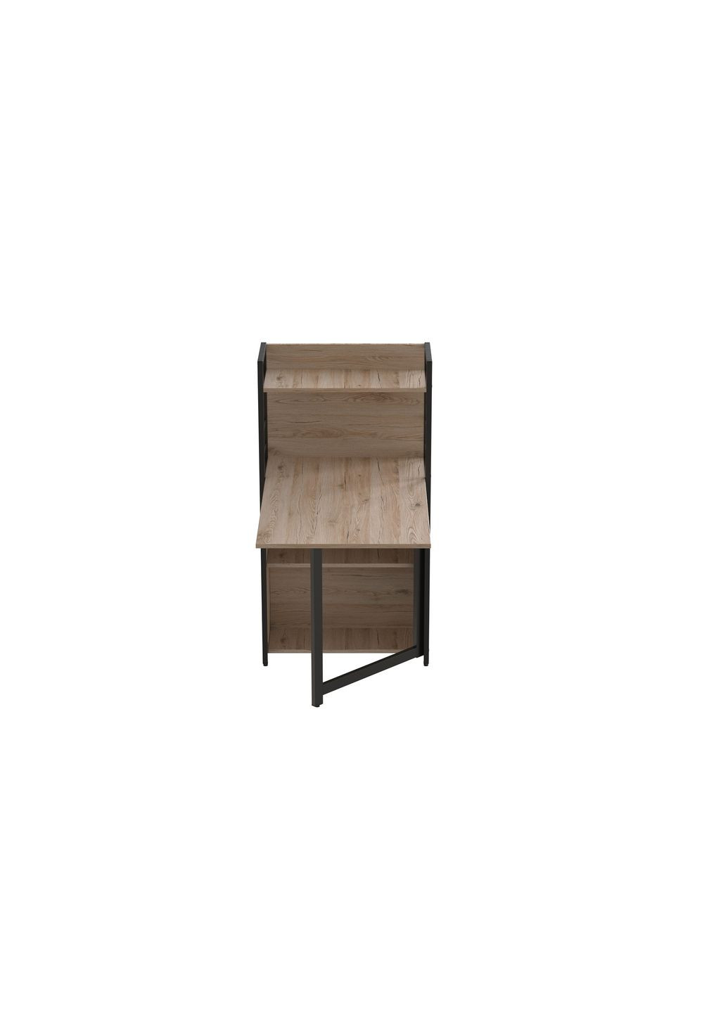 Стол книга с этажеркой Практик 1 1200x640x990 Черный металл ДСП 16 мм (FRD-104612) Ferrum-decor (360645341)