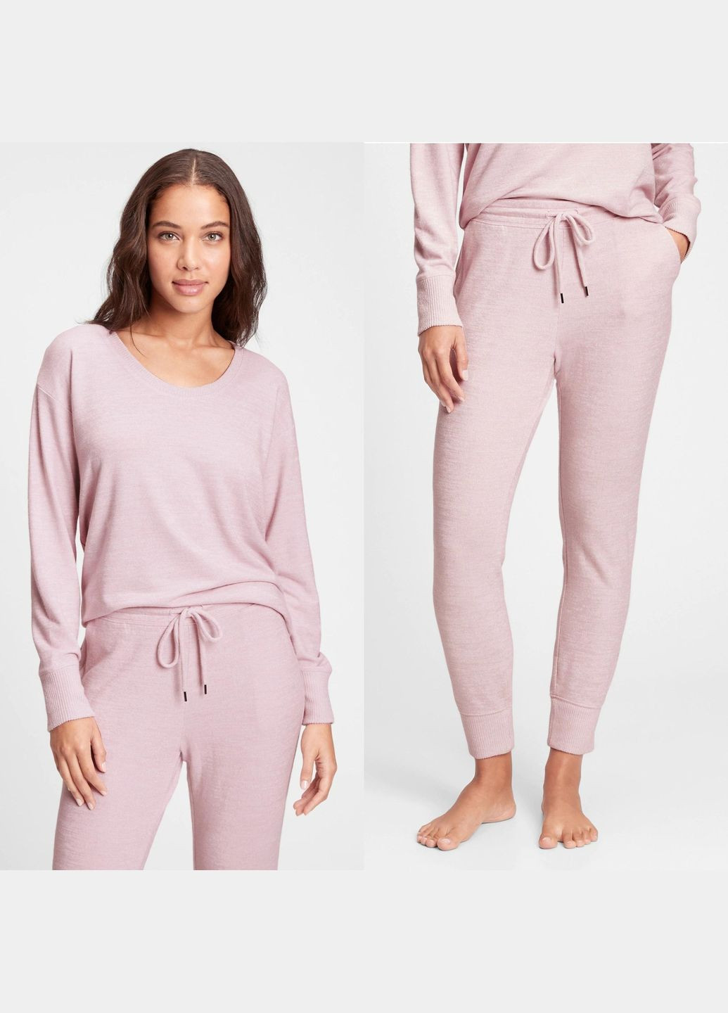 Светло-розовая всесезон пижама (кофта, джоггеры) ga0876w Gap