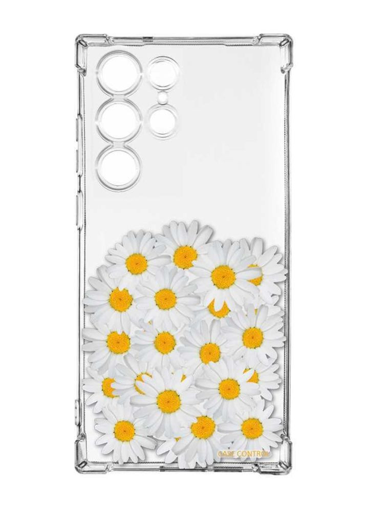 Чехол с утолщёнными углами на Samsung Galaxy S24 Ultra:: Букет ромашек (принт 40) CASE CONTROL (360680795)