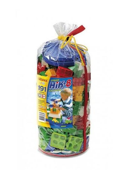 Дитячий конструктор НІК-8 70958, 191 велика деталь Юніка (306435907)