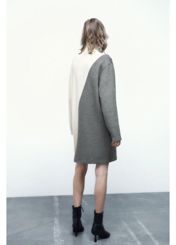 Комбинированное платье 0264/075 Zara