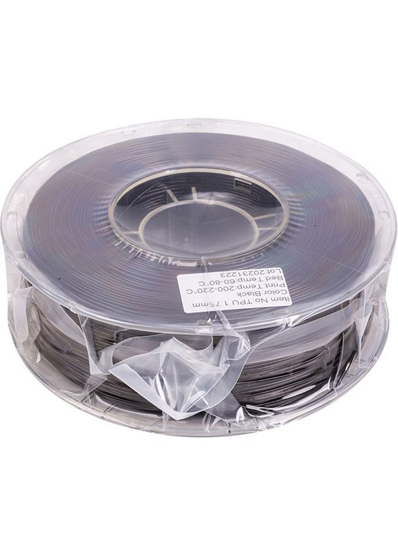Пластик для 3D принтера TPU 1кг 1.75мм Black (PT812981) PowerPlant (323127942)