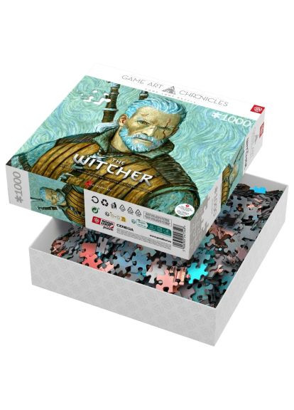 Пазл The Witcher Geralt of Rivia & Vincent van Gogh 1000 ел. (5908305247548) GoodLoot The Witcher Geralt of Rivia &amp; Vincent van Gogh 100 (369719714)