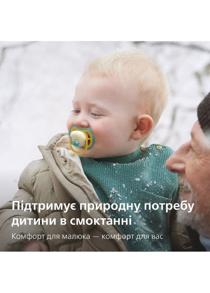 Пустышка Ultra Air ночная 18+ мес. 2 шт. (SCF376/32) Philips Avent (397799643)