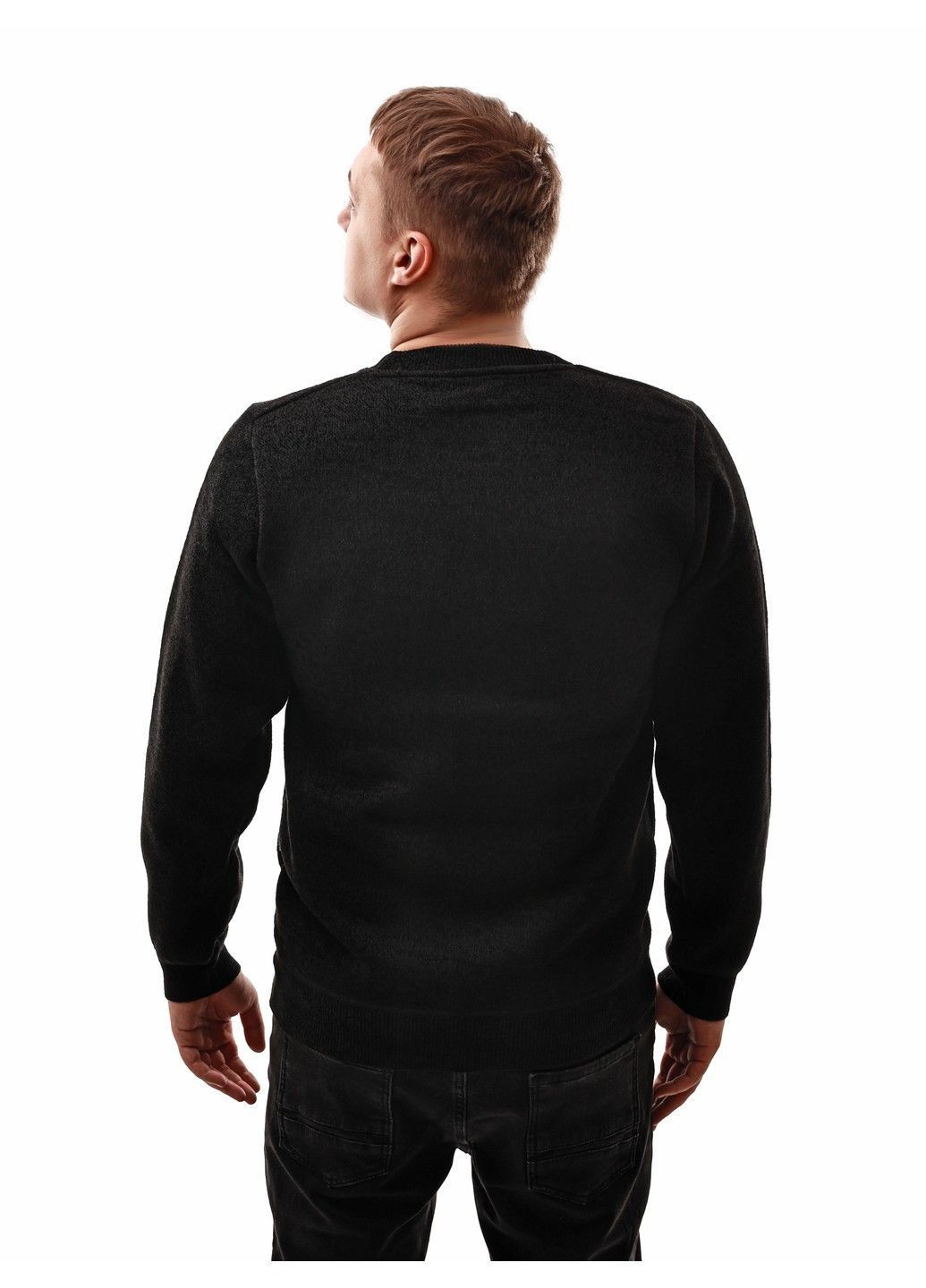 Чорний светр чоловічий No Brand