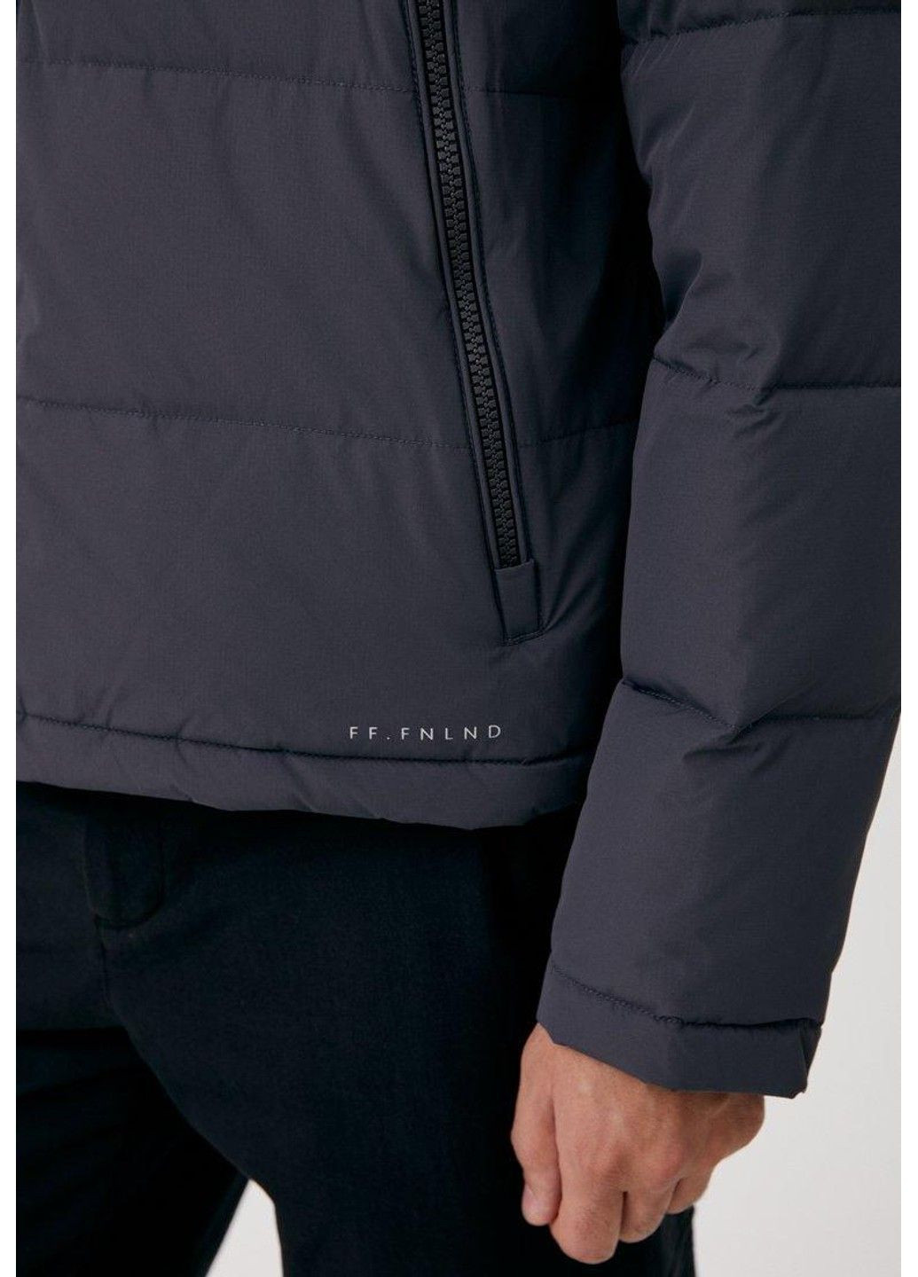 Сірий зимній Пуховик Finn Flare