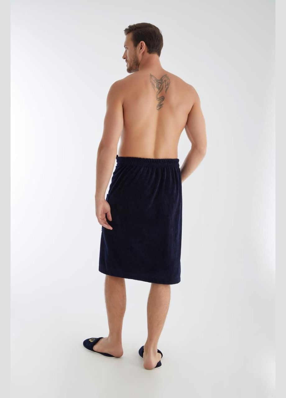 Набір для сауни чоловічий 040-2 темно-синій Nusa (318381488)