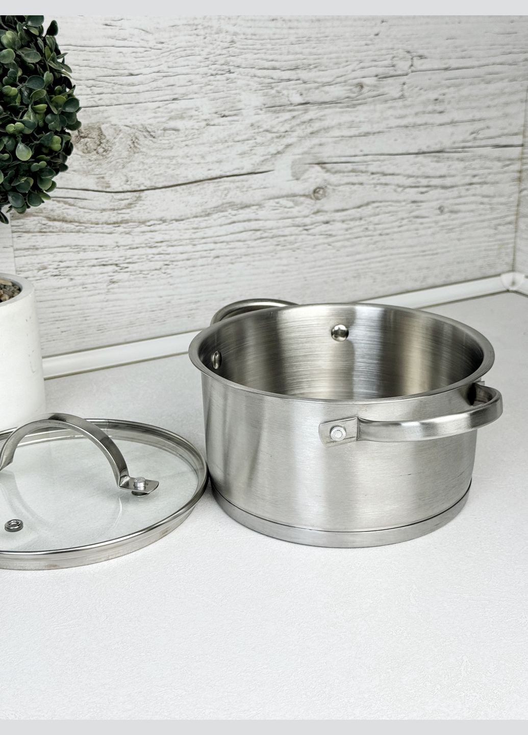 Каструля зі скляною кришкою 1,8 л Eterna IN0018ET Intrendo (335820524)