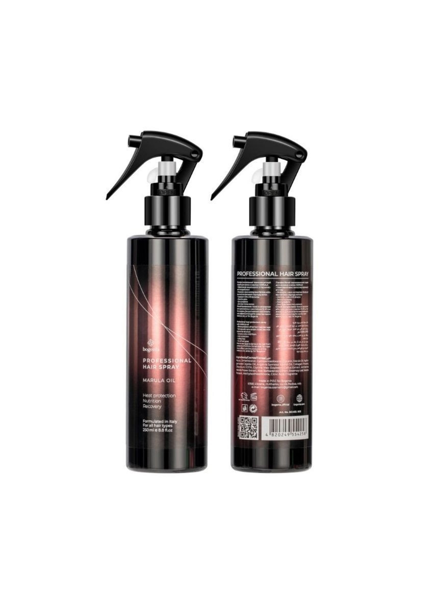 Термозащитный спрей для волос BG403 (с маслом марулы) Bogenia (369619926)