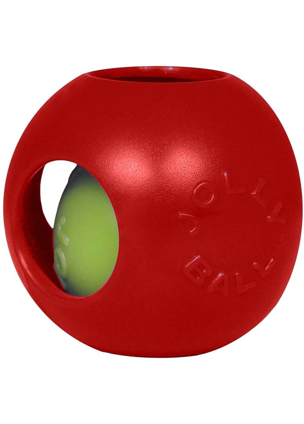 Игрушки для собак мяч двойной Тизер болл 21х21х21 см Красная (1508RD) Jolly Pets (315426928)