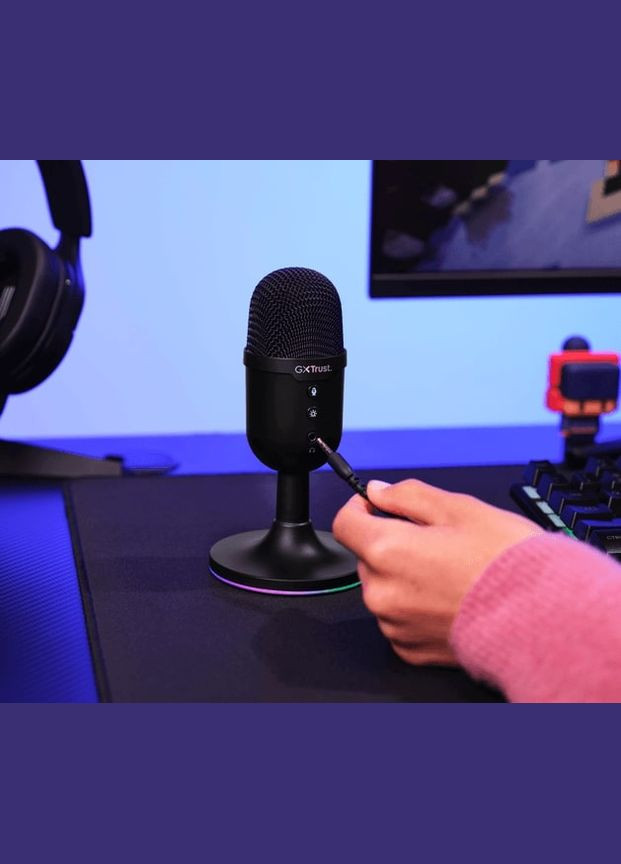 Микрофон GXT 234 Yunix, USB-A, черный Trust (317275116)