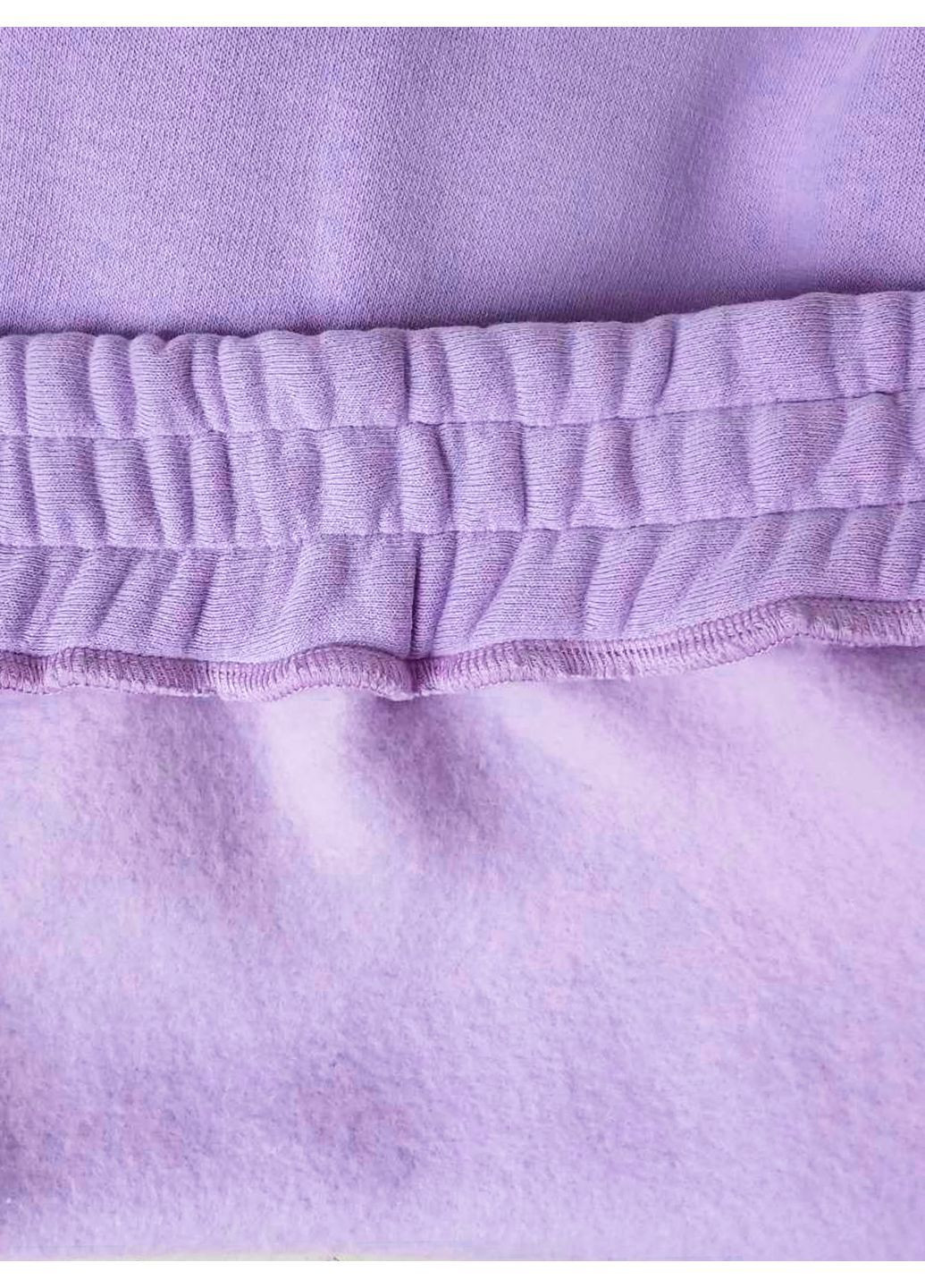 Зимові жіночі спортивні штани з кишенями широкі батал тринитка на флісі No Brand (369502899)