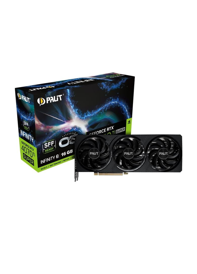Видеокарта GF RTX 4070 Ti Super 16GB GDDR6X Infinity 3 OC (NED47TSS19T21043S) Palit (315817109)