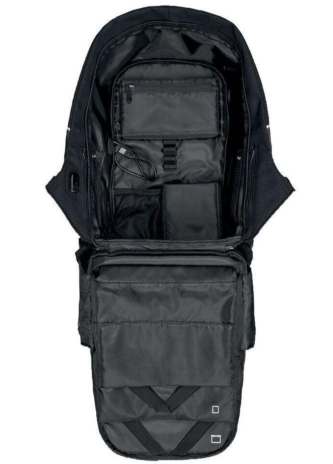 Рюкзак антизлодій з Rfid Topmove IAN352250 12L Сірий з блакитним Top Move (298473204)