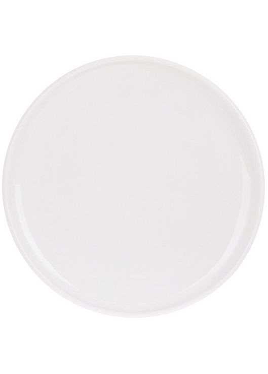 Набор 6 обеденных тарелок "Belle White" Ø25см, белый фарфор BonaDi (372293001)