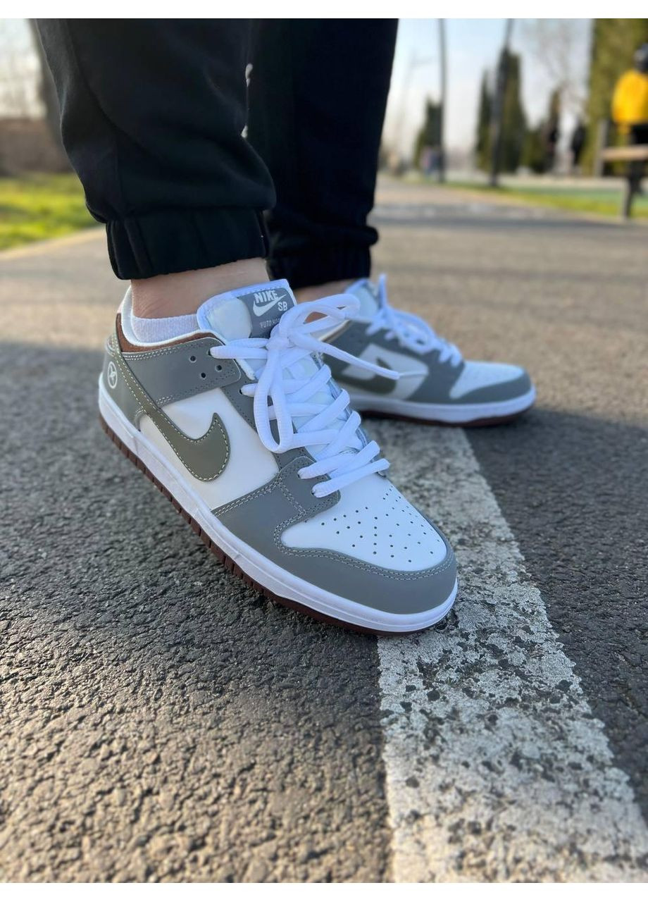 Білі Осінні кросівки чоловічі nike sb dunk x yuto horigori найк сб данк No Brand