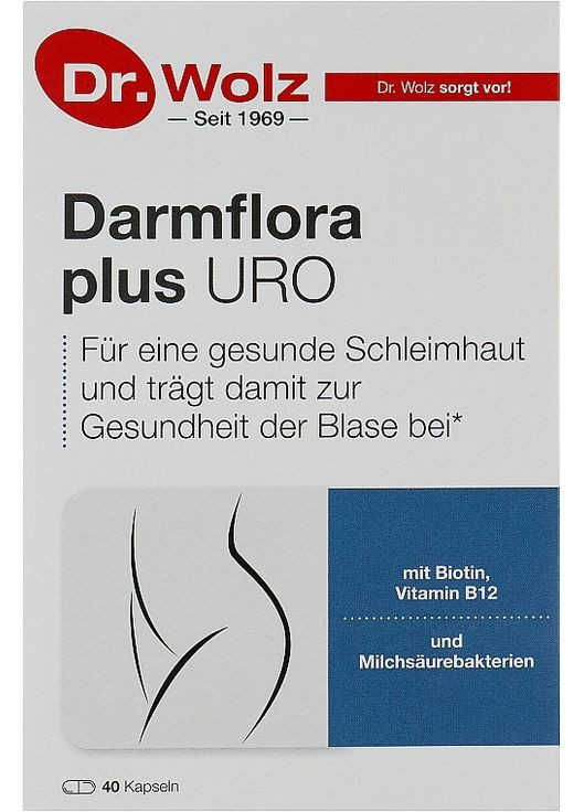Пробиотик "Здоровье урогенитального тракта" Darmflora Plus URO 40шт (964602-31097178) Dr.Wolz (368884196)