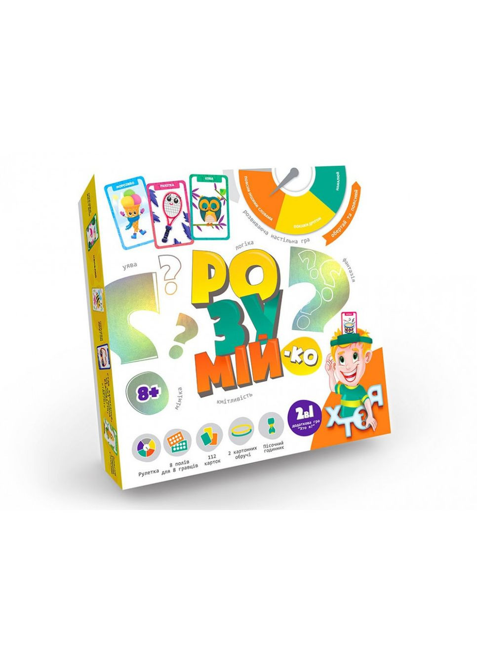 Развивающая настольная игра "Понимай-ка" GRZ-01-01U укр. языке Danko Toys (365639802)