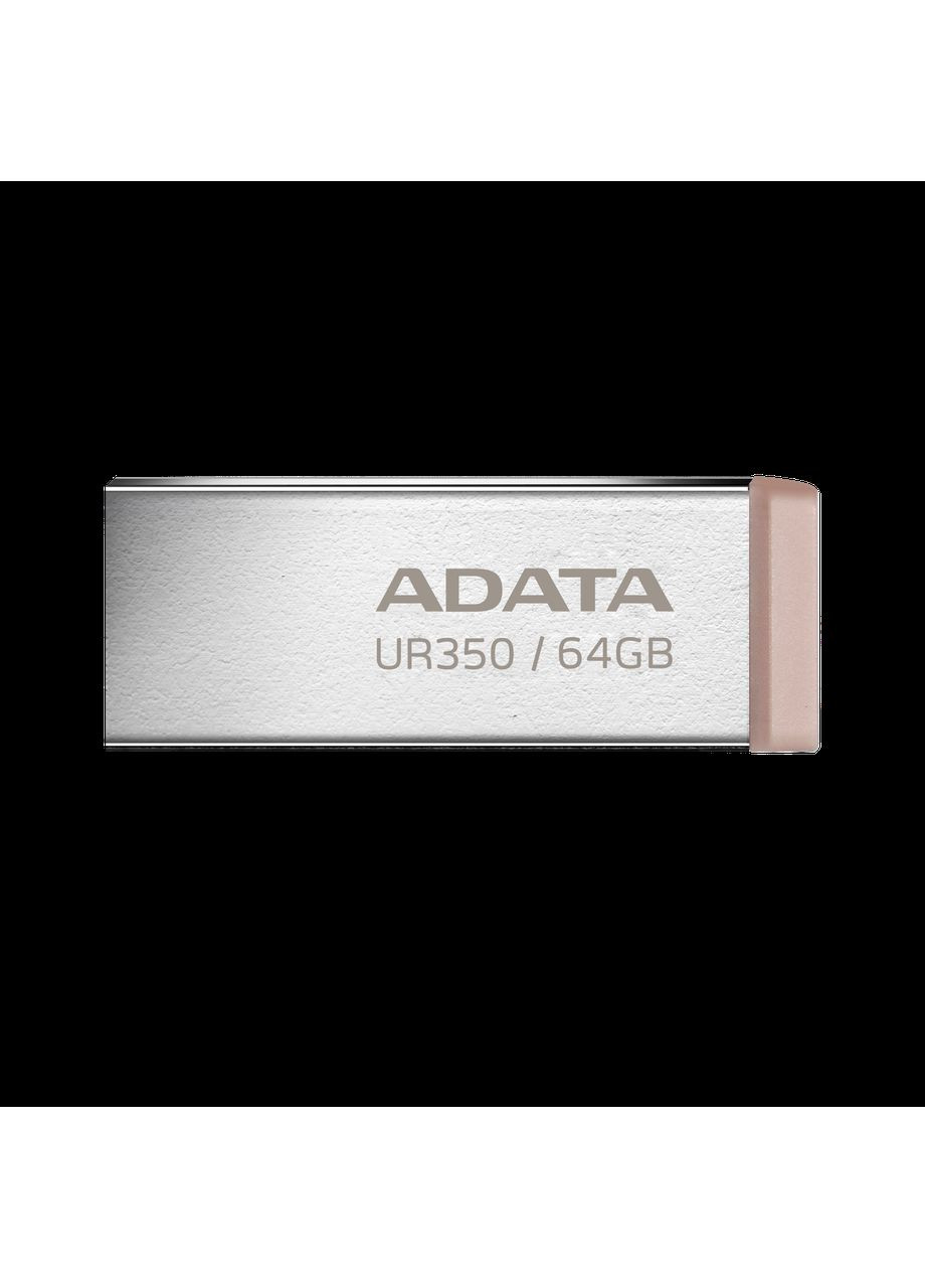 Флеш-накопичувач USB 3. 2 UR 350 64Gb Сріблястий/Beige ADATA (370613482)