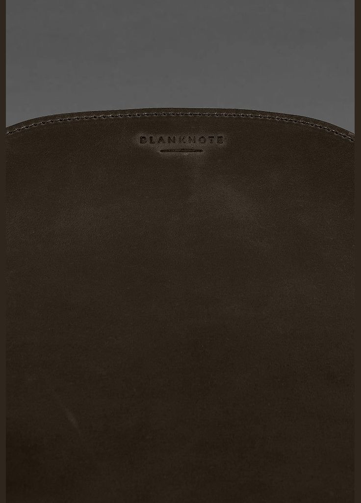 Килимок для мишки "Грушка" з натуральної шкіри темно-коричневий Crazy Horse (A-028476) BlankNote (330144400)