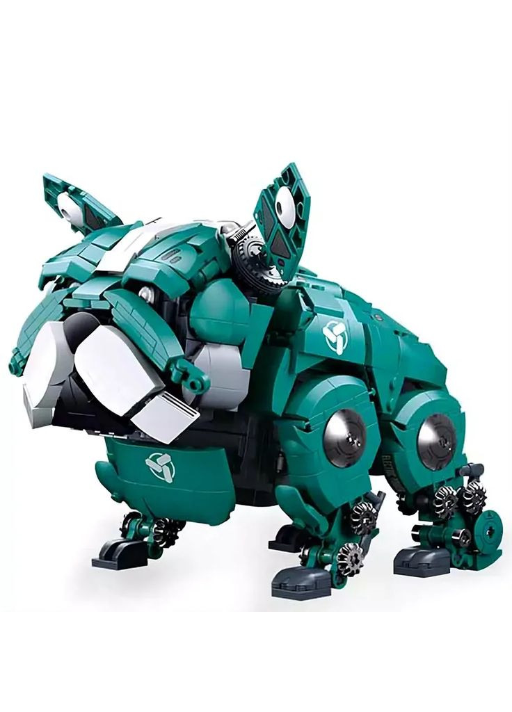 Конструктор Pleyerid Робот-бульдог зеленый (M38-B1112B) Sluban (346998880)