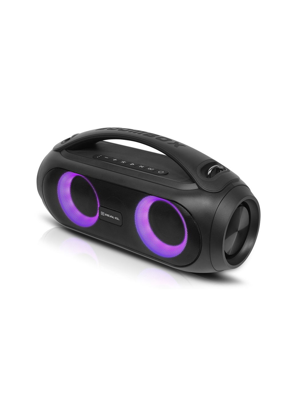 Колонка X-745 Black (40Вт, Bluetooth, USB, AUX, 3000мА*ч) Real-El (333824476)