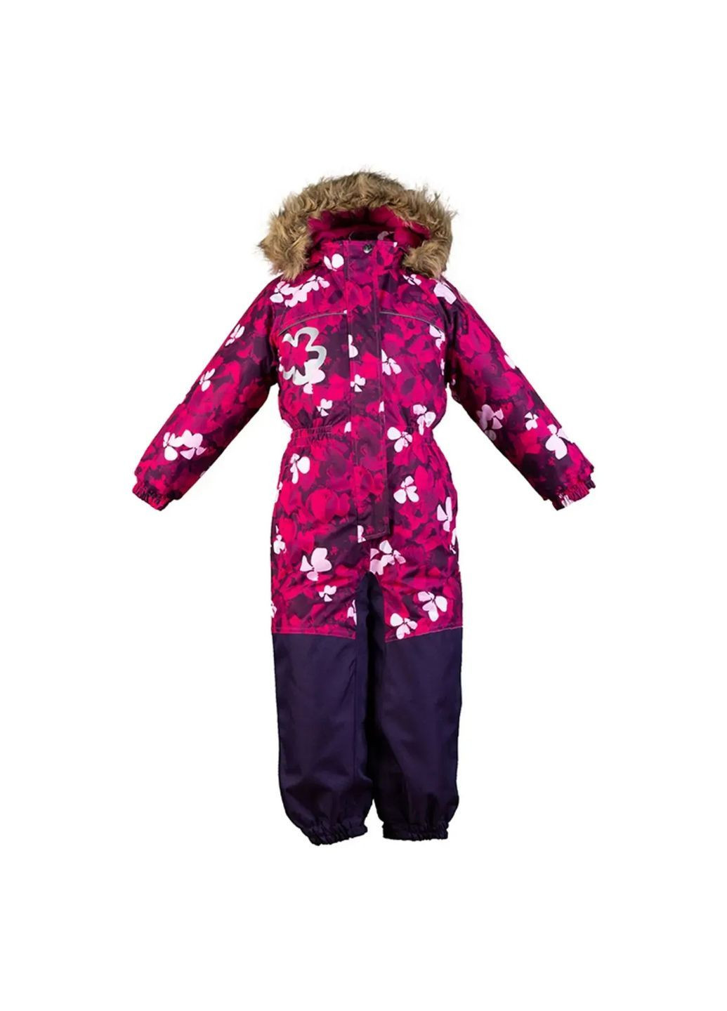 Фуксинова (колору Фукія) дитячий зимовий комбінезон chloe 1, р.128, фуксія з принтом () Huppa 36190130-81663-128