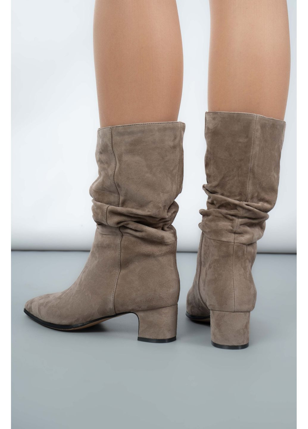 ботинки женские where uweare d102-917-4 натуральная замша бежевые 346718 Where Uwear из натуральной замши