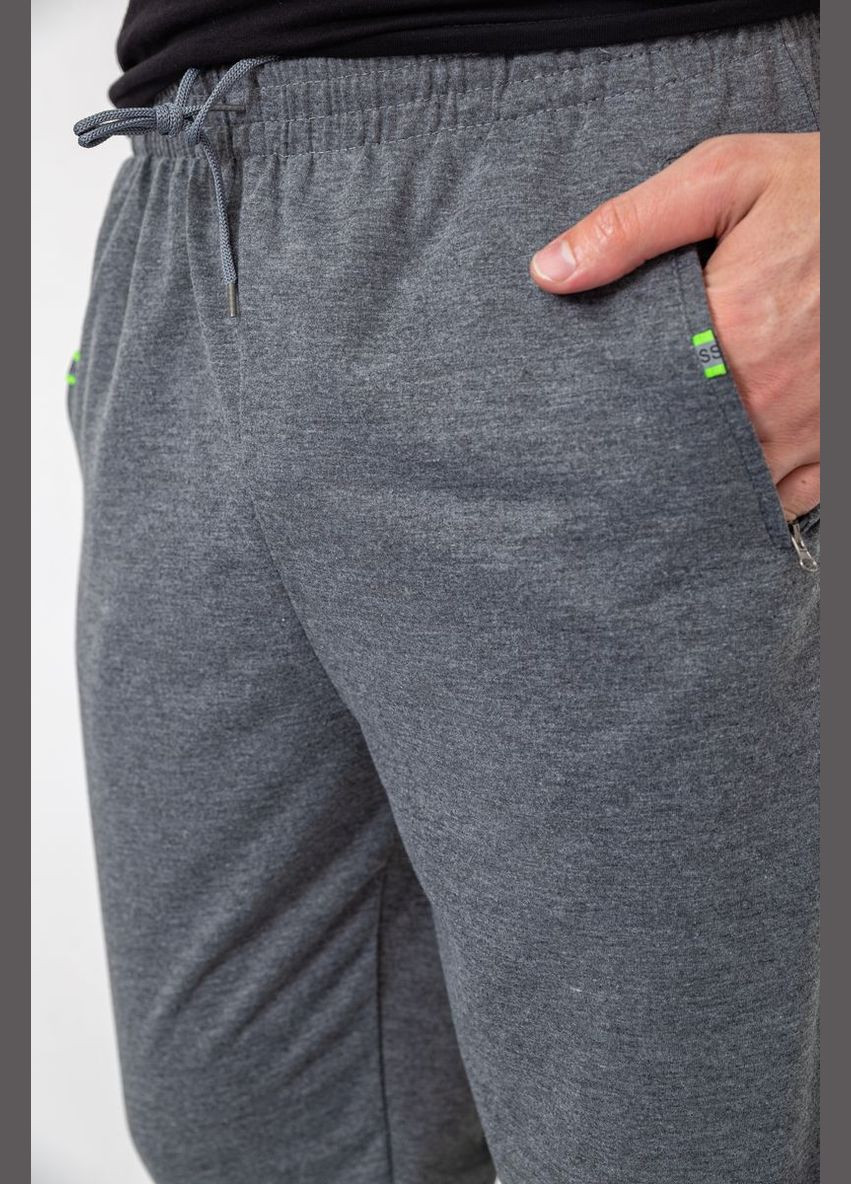 Спорт штани чоловічі двонитка, колір темно-сірий, 244R41298 Ager (282935858)
