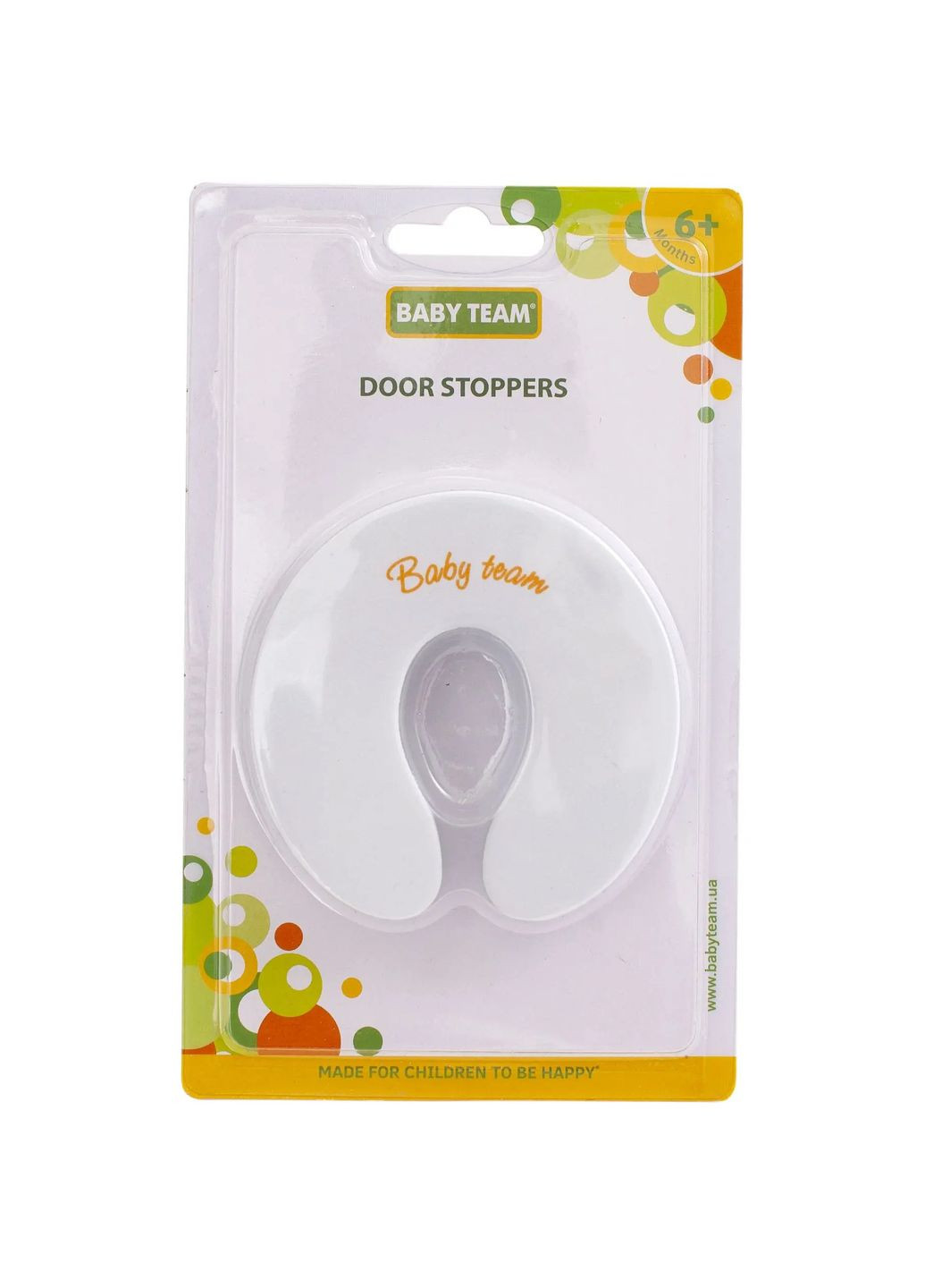 Фіксатор для дверей, білий () Baby Team 7601 (328394067)