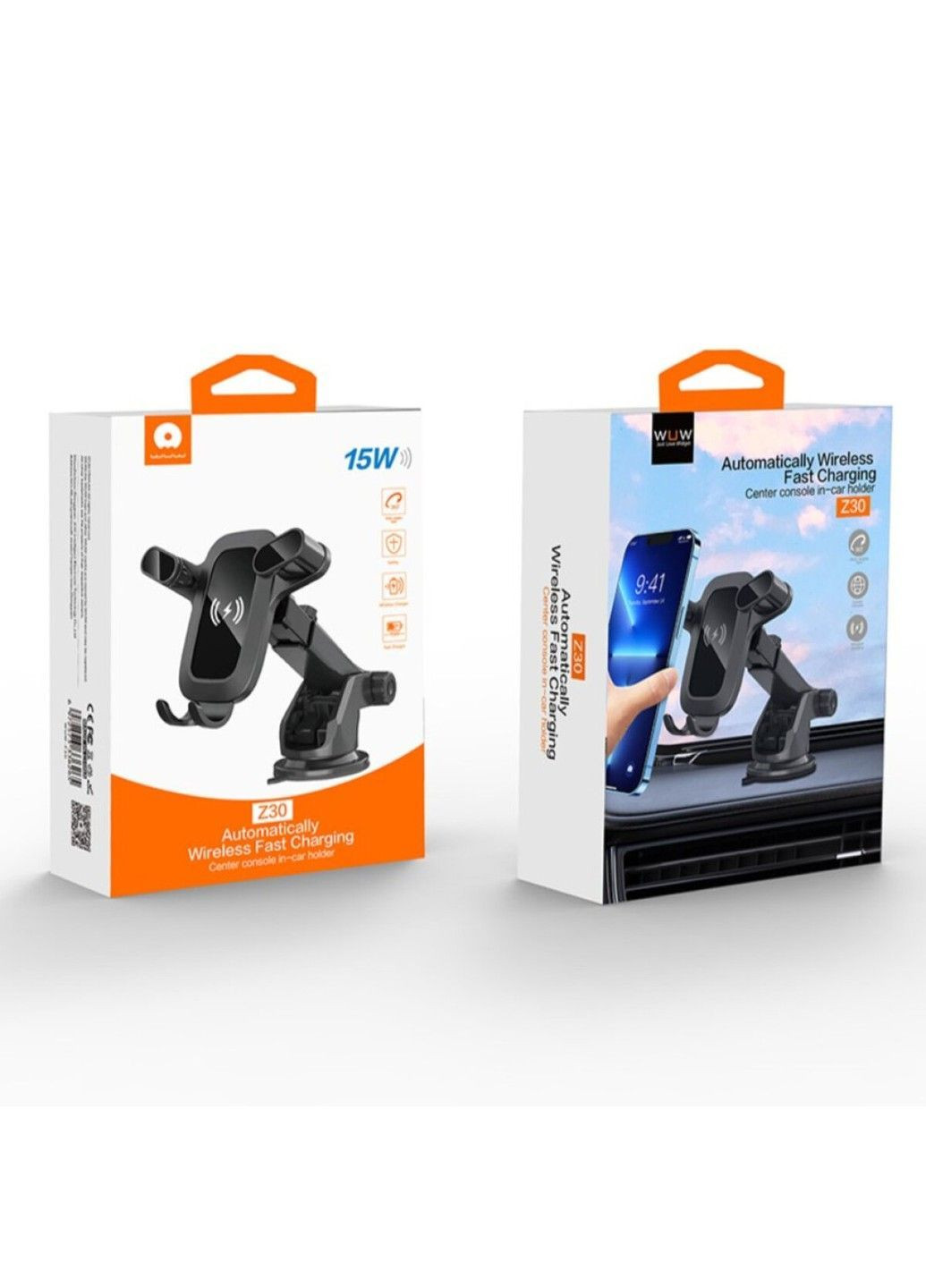 Автодержатель для телефона -Z30 black WUW (369456949)