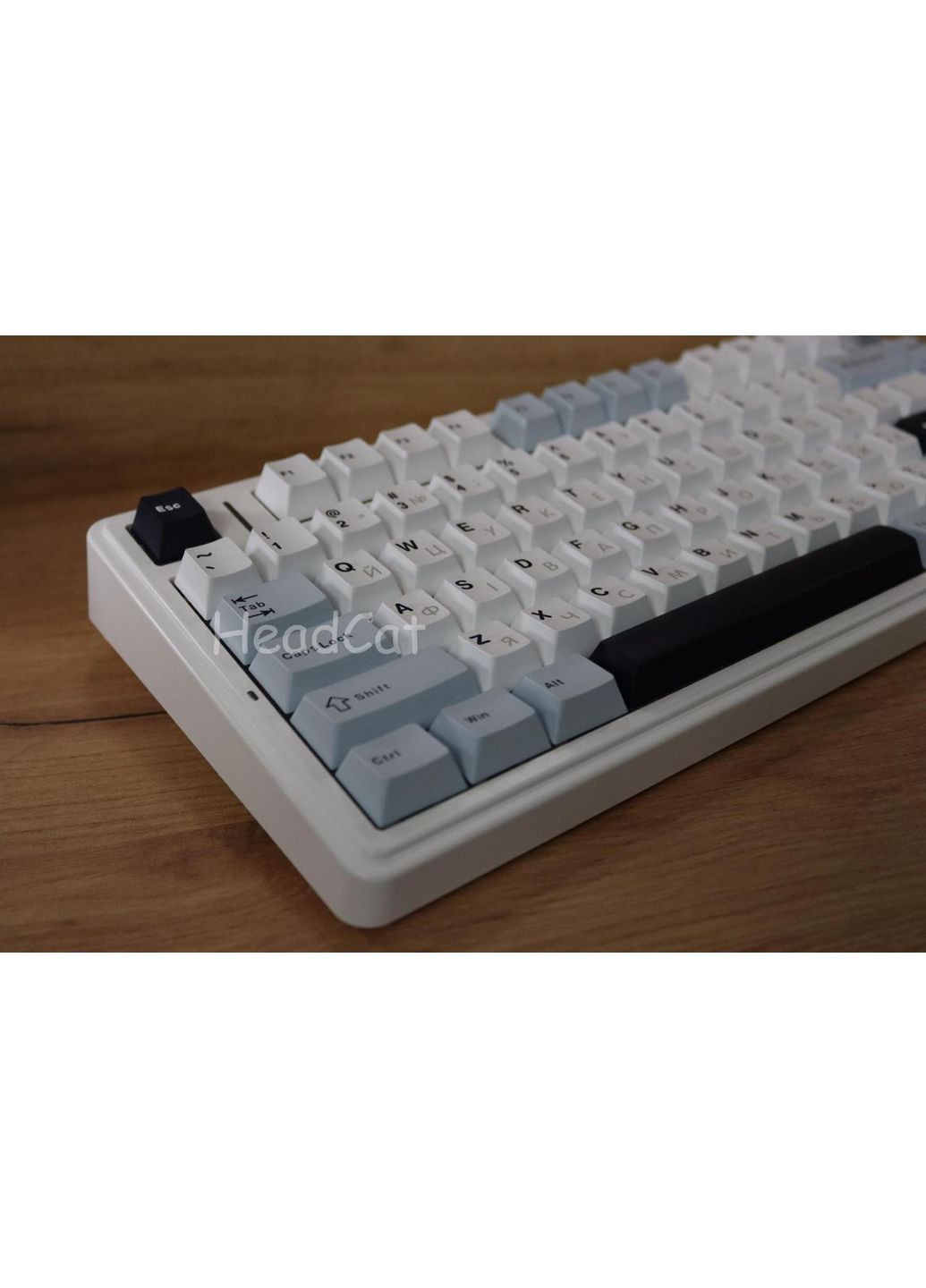 Бездротова ігрова механічна клавітура F75 Glacer blue з Українською розкладкою Aula (370202809)