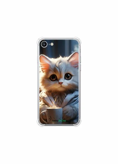 Чехол на iPhone 8 Белый кот "5646sp-1031-2448" Endorphone (348066186)