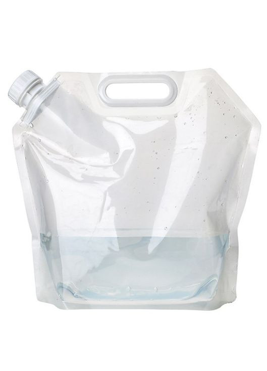 М'яка пляшка фляга ємність каністра для води 5л спорту походу Прозора No Brand (368565120)