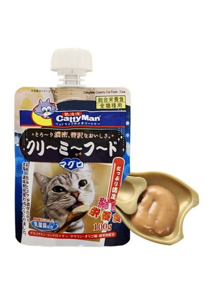 Жидкий корм Complete Creamy Food Tuna для кошек 100 г (6941333415984) CattyMan (279570272)