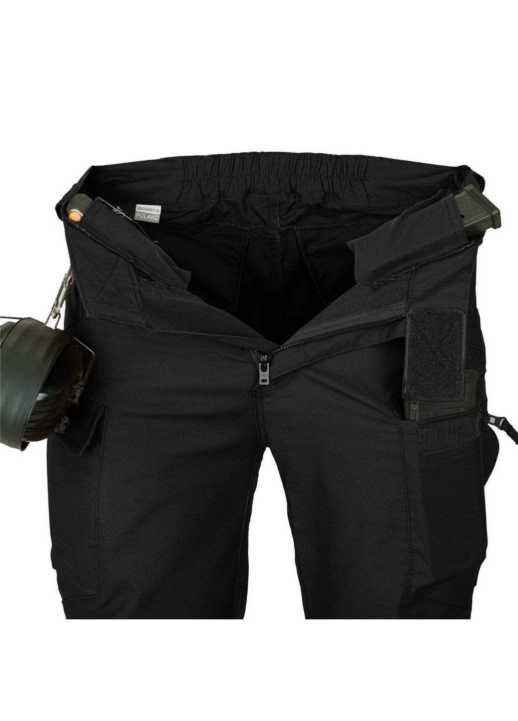 Черные спортивные, повседневный, кэжуал демисезонные брюки Helikon-Tex