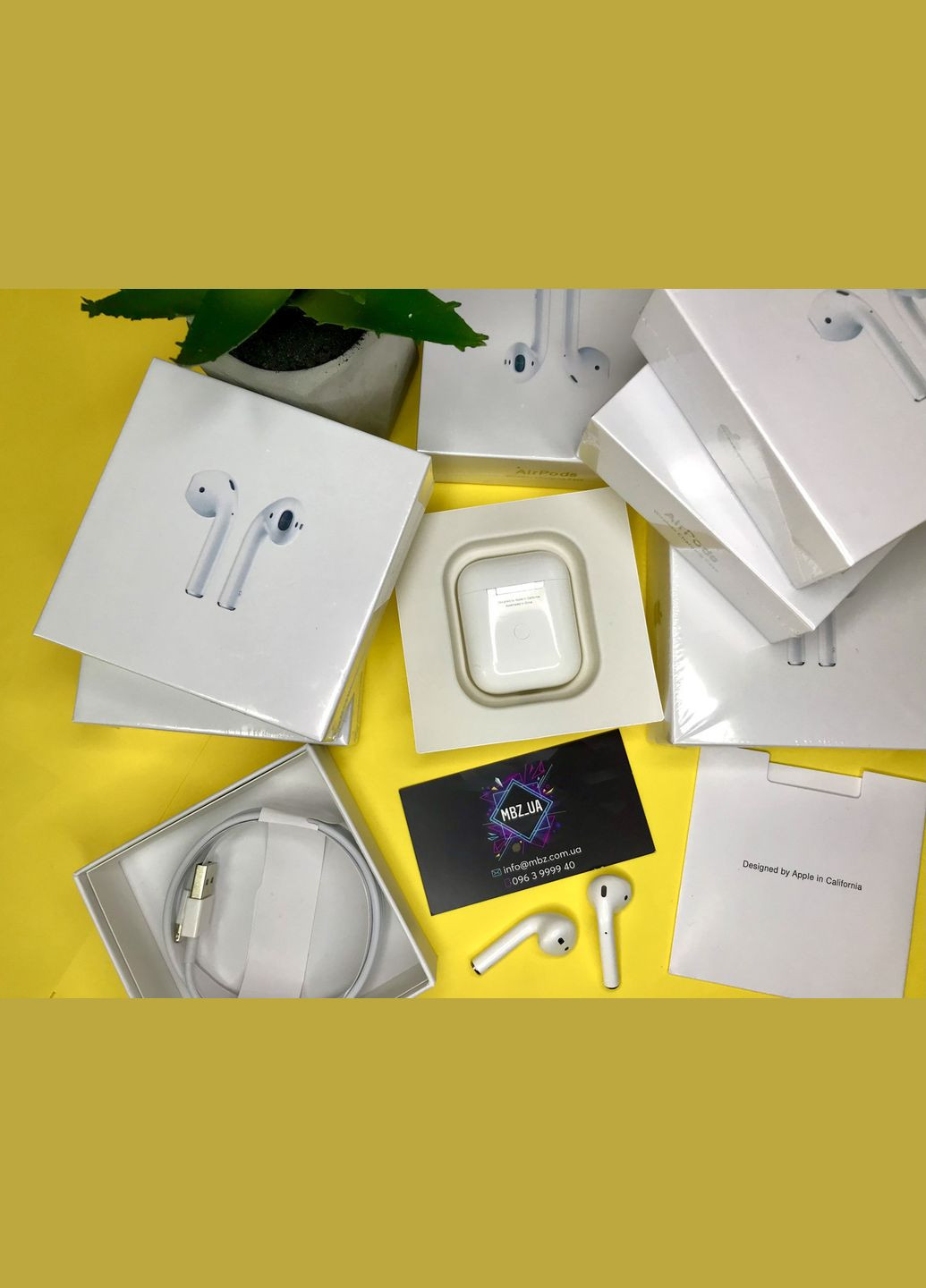 Беспроводные наушники AirPods 2 Поддержка IOS и Android No Brand (346483830)